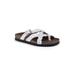 Women's Harrington Leather Sandal by White Mountain in White Leather (Size 8 M)