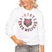 Women's White Arkansas State Red Wolves Vintage Days Perfect Pullover Sweatshirt