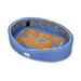 Carolina Blue/White North Tar Heels 34'' x 22'' 7'' Medium Basketball Stadium Oval Dog Bed