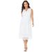 Plus Size Women's Lace Midi Dress by Jessica London in White (Size 12 W)