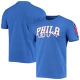 Men's Pro Standard Royal Philadelphia 76ers Chenille Team T-Shirt