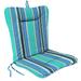 Outdoor Knife Edge Euro Style Chair Cushion- Sunbrella DOLCE STR OASIS ACR GLEN RAVEN - Jordan Manufacturing 9040PK1-594H