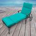 Outdoor French Edge Chaise Lounge Cushion- Sunbrella CANVAS ARUBA GLEN RAVEN - Jordan Manufacturing 9552PK1-1290H