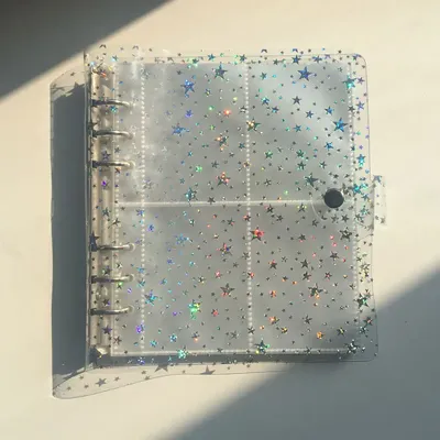 Yiwi-Album photo portable en PVC souple transparent Star album de documents en MSI pour Mini et