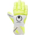 UHLSPORT Equipment - Torwarthandschuhe Pure Alliance Supersoft HN TW-Handschuh, Größe 10,5 in weiß/fluo gelb/schwarz