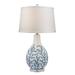Highland Dunes Caudell 27" Table Lamp Ceramic in Blue | 27 H x 16 W x 16 D in | Wayfair 2B08C7877B0D477DA1B3BA5E35A7E8AB