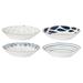 Lenox 24 oz. 4 Piece Pasta Bowl Set Porcelain China/Ceramic in Blue/White/Yellow | 1.75 H x 8.75 W in | Wayfair 890200