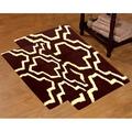 Ivy Bronx Mangum Rectangle 100% Cotton Non-Slip Geometric Bath Rug Set 100% Cotton | Wayfair SFBR1353