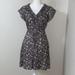 American Eagle Outfitters Dresses | American Eagle Outfitters Gray Floral Print Dress | Color: Gray | Size: M