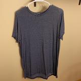 Brandy Melville Dresses | Brandy Melville Striped T-Shirt Dress | Color: Blue/White | Size: One Size