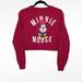 Disney Tops | Disney Womens Crop Top Sweater | Color: Red | Size: S