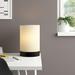 Wade Logan® Bertwald 9" Bedside Table Lamp Metal/Fabric in Black | 9 H x 6 W x 6 D in | Wayfair 3932F30230784791A75EA06E77133BFC