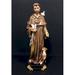 The Holiday Aisle® Jenecke St. Francis Statuette Resin in White/Yellow | 12.5 H x 4 W x 3 D in | Wayfair 8AD2F70E868046C8A71A368D8C3A304D