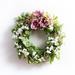 Primrue Sweet Southern Belle - Mauve Magnolia, Rose Hydrangea & Draping Bellflower Spring Summer Front Door Wreath Silk in Green/Pink/White | Wayfair