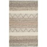 White 24 x 0.4 in Area Rug - Union Rustic Jacques Striped Handmade Flatweave Wool/Beige Area Rug Cotton/Wool | 24 W x 0.4 D in | Wayfair