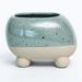 George Oliver Breide Footed Speckled Sage Glaze & Beige Base Planter Ceramic | 3.6 H x 5.3 W x 3.9 D in | Wayfair 29C02EA035DC4370ADE2945BD22A6A7C