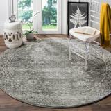 White 61 x 0.43 in Area Rug - Ophelia & Co. Paschke Oriental Machine Made Power Loom Gray/Ivory Area Rug Polypropylene | 61 W x 0.43 D in | Wayfair