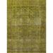 White 60 x 36 x 0.35 in Indoor Area Rug - Bungalow Rose Perrie Oriental Green Area Rug Polyester/Wool | 60 H x 36 W x 0.35 D in | Wayfair