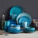 Millwood Pines Neal 16 Piece Dinnerware Set, Service for 4 Ceramic/Earthenware/Stoneware in Blue | Wayfair 79317E544F9245098FEC2E71D3F40FD4