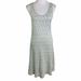 Anthropologie Dresses | Anthropologie Sol Angeles Space Dye Tank Dress | Color: Cream/Green | Size: L