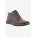 Men's TREVINO Ankle Boots by Drew in Brown Leather (Size 10 1/2 D)
