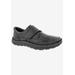 Men's WATSON Casual Shoes by Drew in Black Stretch Leather (Size 16 D)