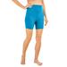 Plus Size Women's Swim Boy Short by Swim 365 in Blue Sea (Size 22) Swimsuit Bottoms