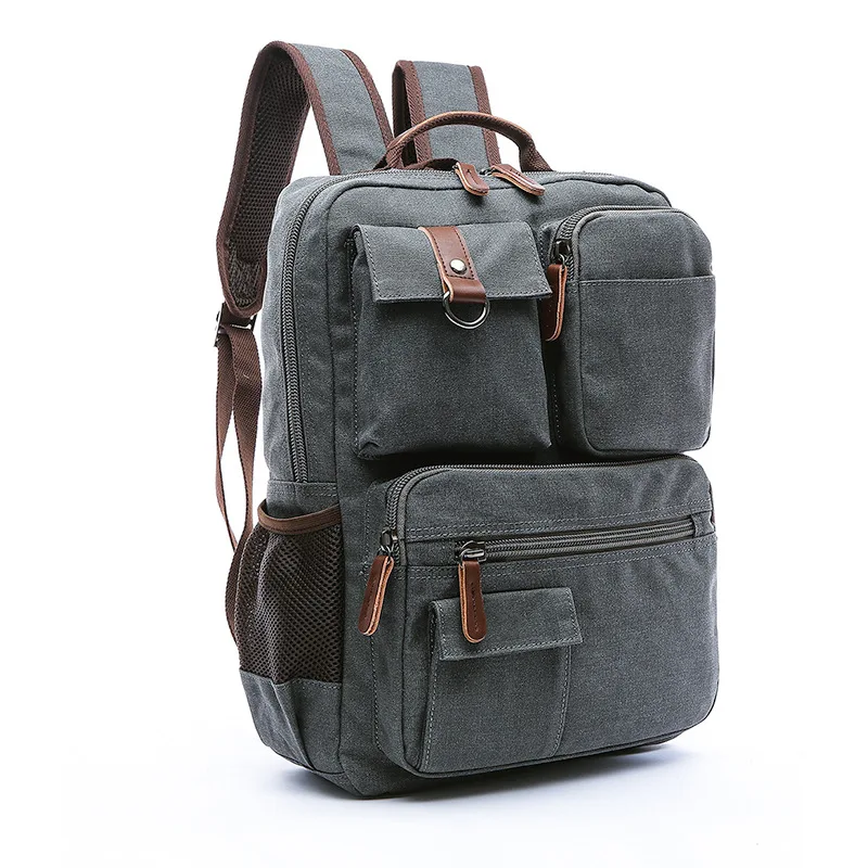 Hommes sac à dos pour ordinateur portable sac à dos toile sac d'école sacs à dos de voyage pour adolescent mâle sac à dos ordinateur sac à dos sacs ordinateur sac