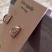 Kate Spade Jewelry | Kate Spade Rose Gold Sliced Scallops Earrings -Nwt | Color: Gold | Size: 1/7" W X 7/16" H