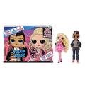 L.O.L. Surprise! 576501EUC LOL OMG Movie Magic 2-Pack-Tough Dude & Pink Chick Dolls with 25 Surprises & 2 Playsets-Series 1-with Fashions, Accessories, & More-Collectable-for Boys & Girls Age 4+