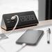 GDL Desk Edge Mount Power Outlets w/ Usb Charge Ports in Black | 2.75 H x 2.95 W x 6.69 D in | Wayfair WF-ZHUSBPORT-LS282838666-01-01