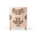 Marie Burgos Design Traje De Luces Bar Cabinet Wood/Metal/Wicker/Rattan in Brown | 65 H x 21 D in | Wayfair SQ8749001