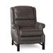 Birch Lane™ Sherry 36.5" Wide Faux Leather Standard Recliner Fade Resistant/Genuine Leather in Gray | 46 H x 36.5 W x 40 D in | Wayfair