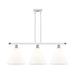 Innovations Lighting Bruno Marashlian Ballston Cone 38 Inch 3 Light Linear Suspension Light - 516-3I-WPC-GBC-121