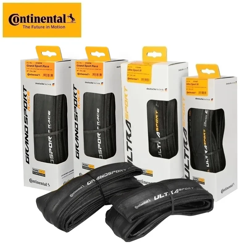 Pneu de route Continental ULTRA Sport III & GRAND Sport Race & GP5000 700× 23C /25C/28C, pneu pliable pour vélo de route et gravel