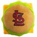 St. Louis Cardinals Hamburger Dog Toy, Medium, Brown