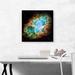 ARTCANVAS Crab Nebula Vivid Detail Hubble Telescope NASA Photograph - Wrapped Canvas Photograph Print Canvas in Black/Blue | Wayfair