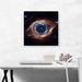 ARTCANVAS Helix Nebula Orange & Blue Hubble Telescope Ring NASA - Wrapped Canvas Photograph Print Canvas in Black/Blue/Orange | Wayfair