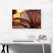 ARTCANVAS Barbecue Ham Meat Diner Restaurant - Wrapped Canvas Photograph Print Canvas in Brown | 18 H x 26 W x 0.75 D in | Wayfair