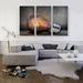 ARTCANVAS Lightbulb Home Decor - 3 Piece Wrapped Canvas Graphic Art Print Set Metal in Gray | 40 H x 60 W x 0.75 D in | Wayfair OPEPHO232-3S-60x40