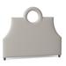 My Chic Nest Tess Panel Headboard Upholstered/Metal in White | 69 H x 64 W x 5 D in | Wayfair 510-1033-1150-Q