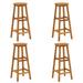 Red Barrel Studio® Bar Stool Bar Seat Counter Height Stool for Pub Kitchen Solid Wood in Brown | 29.9 H x 13.4 W x 13.4 D in | Wayfair