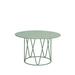 iSiMAR Lagarto Galvanized Steel Outdoor Coffee Table Metal in Blue | 17.7 H x 35.4 W x 35.4 D in | Wayfair 9257_PB