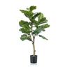 Emerald Geigenfeige Ficus lyrata Künstlich 90 cm