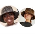 Anthropologie Accessories | Anthro Finn Cosy Bucket Hat | Color: Black/Gray | Size: 57cm Crown; 6cm Brim