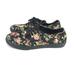 Vans Shoes | B38) Vans Garden Rose Floral Sneakers W 5.5 M4 | Color: Black/Pink | Size: 5.5