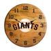 Imperial San Francisco Giants Oak Barrel Clock