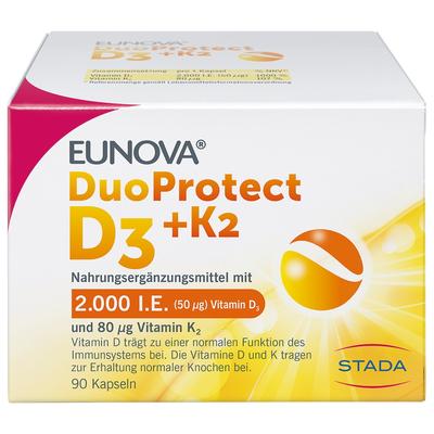 Eunova - DuoProtect D3+K2 2000 I.E./80 μg Kapseln Vitamine