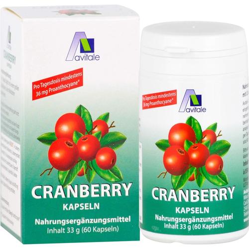 Avitale – CRANBERRY KAPSELN 400 mg Mineralstoffe