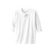 Men's Big & Tall Gauze Lace-Up Shirt by KingSize in White (Size 2XL)